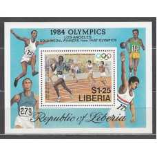 Liberia - Hojas Yvert 107 ** Mnh  Olimpiadas de los Angeles