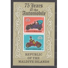 Maldives - Hojas Yvert 11 ** Mnh Coches