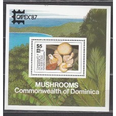 Dominica - Hojas Yvert 119A ** Mnh Setas