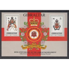 Gibraltar - Hojas Yvert 11 ** Mnh Fuerzas de defensa
