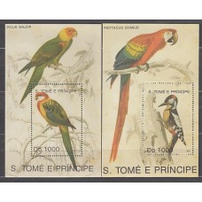 Santo Tomas y Principe - Hojas Yvert 120/1 ** Mnh  Fauna aves
