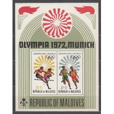 Maldives - Hojas Yvert 13 ** Mnh  Olimpiadas de Munich