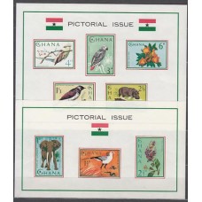 Ghana - Hojas Yvert 14/5 ** Mnh  Fauna