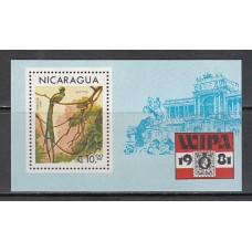 Nicaragua - Hojas Yvert 145 ** Mnh Fauna aves