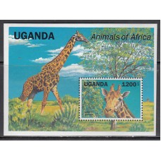 Uganda - Hojas Yvert 148 ** Mnh  Fauna