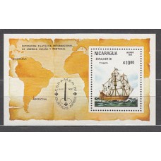 Nicaragua - Hojas Yvert 149 ** Mnh Barcos