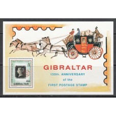 Gibraltar - Hojas Yvert 14 ** Mnh Primer sello