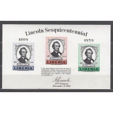 Liberia - Hojas Yvert 14 ** Mnh  Abraham Lincoln
