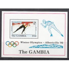 Gambia - Hojas Yvert 150 ** Mnh  Deportes Albertville