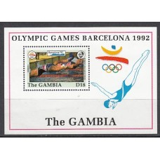 Gambia - Hojas Yvert 152 ** Mnh  Olimpiadas de Barcelona