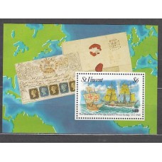 San Vicente - Hojas Yvert 154 ** Mnh Discubrimiento de América
