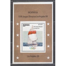 Nicaragua - Hojas Yvert 156 ** Mnh Olimpiadas de los Angeles