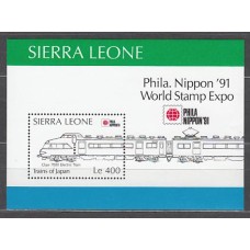 Sierra Leona - Hojas Yvert 156 ** Mnh  Trenes