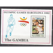 Gambia - Hojas Yvert 159 ** Mnh  Olimpiadas de Barcelona