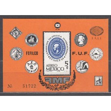 Mexico - Hojas Yvert 15 ** Mnh Exposición Filatelica