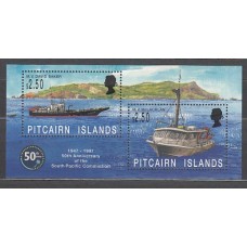 Pitcairn - Hojas Yvert 15 ** Mnh Barcos