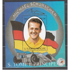 Santo Tomas y Principe - Hojas Yvert 167 ** Mnh  Michael Schumacher