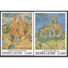 Sierra Leona - Hojas Yvert 169/70 ** Mnh  Pinturas Van Gogh