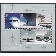 Gran Bretaña - Hojas Yvert 16 ** Mnh Aviones