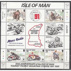 Man - Hojas Yvert 16 ** Mnh Deportes motociclismo