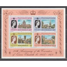 Montserrat - Hojas Yvert 16 ** Mnh Isabel II