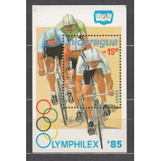 Nicaragua - Hojas Yvert 171 ** Mnh Deportes ciclismo