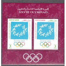 Qatar - Hojas Yvert 17 ** Mnh  Olimpiadas de Atenas