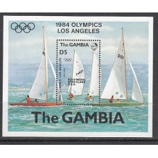 Gambia - Hojas Yvert 18 ** Mnh  Olimpiadas de los Angeles