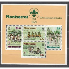Montserrat - Hojas Yvert 18 ** Mnh Scoutismo