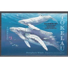 Tokelau - Hojas Yvert 18 ** Mnh Fauna Marina. Ballenas