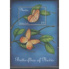Nevis - Hojas Yvert 196A ** Mnh Fauna mariposas