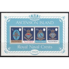 Ascension - Hojas Yvert 1 ** Mnh  Escudos