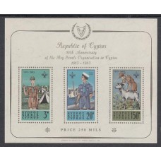 Chipre - Hojas Yvert 1 ** Mnh Boi Scouts