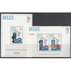 Belize - Hojas Michel 20/1 ** Mnh Olimpiadas