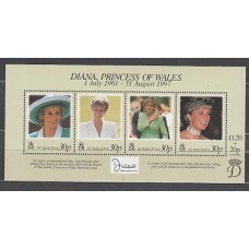 Santa Helena - Hojas Yvert 20 ** Mnh  Diana de Gales