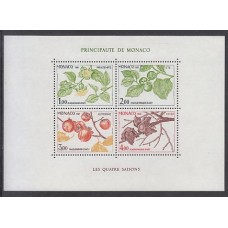 Monaco - Hojas Yvert 20 ** Mnh Flores