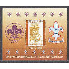 Peru - Hojas Yvert 20 ** Mnh Scouts