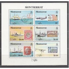 Montserrat - Hojas Yvert 21 ** Mnh Aviones y barcos