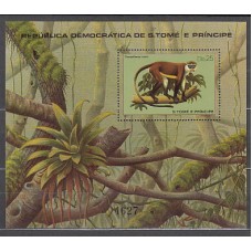 Santo Tomas y Principe - Hojas Yvert 21 ** Mnh   Fauna