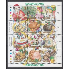 Guernsey - Hojas Yvert 22 ** Mnh Navidad