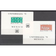 Mexico - Hojas Yvert 23/4 ** Mnh Deportes