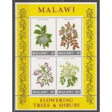 Malawi - Hojas Yvert 24 ** Mnh  Flores