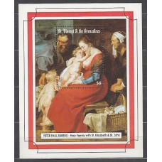San Vicente - Hojas Yvert 257 ** Mnh Navidad