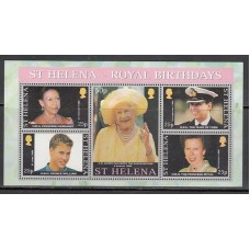 Santa Helena - Hojas Yvert 25 ** Mnh  Familia Real inglesa