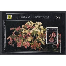 Jersey - Hojas Yvert 25 ** Mnh Flores