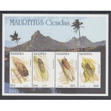 Mauricio - Hojas Yvert 26 ** Mnh  Fauna insectos