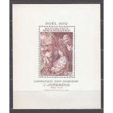 Ruanda - Hojas Yvert 26 ** Mnh  Navidad. Pintura