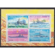 Gibraltar - Hojas Yvert 27 ** Mnh Barcos de guerra