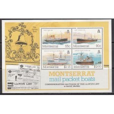 Montserrat - Hojas Yvert 27 ** Mnh Barcos