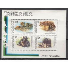 Tanzania - Hojas Yvert 27 ** Mnh  Fauna